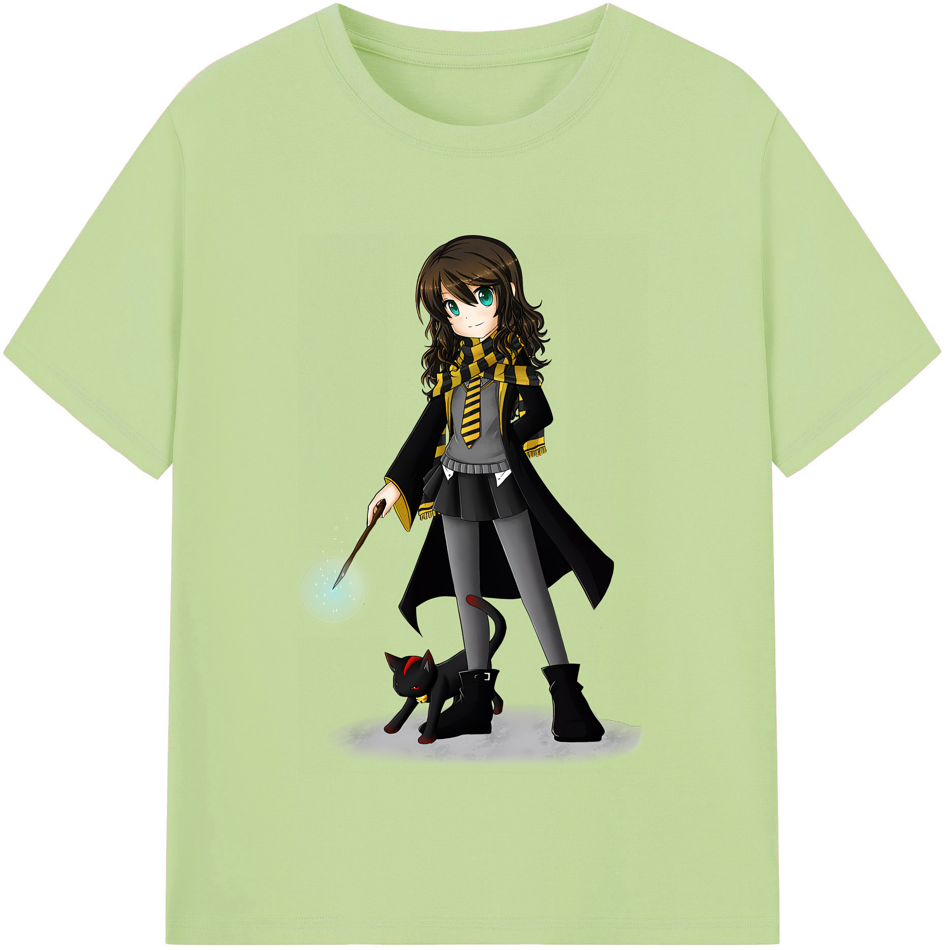 （画像用） Harry Potter ハリー・ポッターシリーズ 綿100％半袖Tシャツ（フロントプリント）